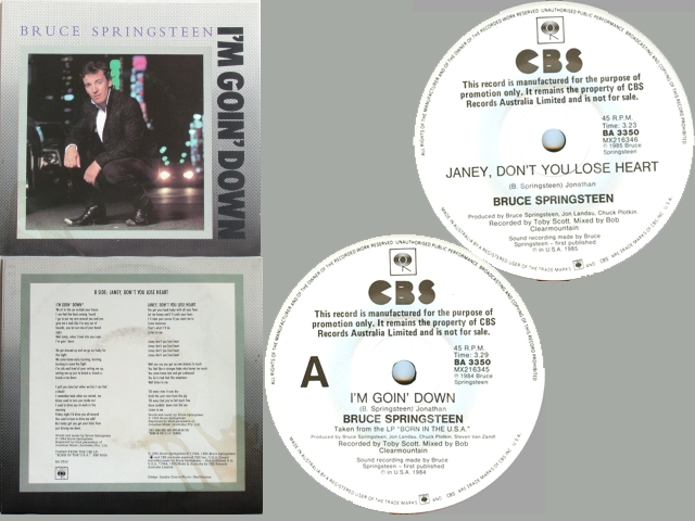 Bruce Springsteen - I'M GOIN' DOWN / JANEY, DON'T YOU LOSE HEART